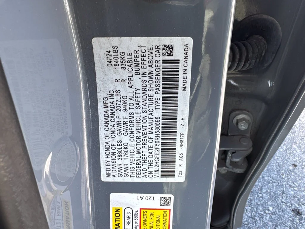 Used 2024 Sonic Gray Pearl Honda Sport image 14