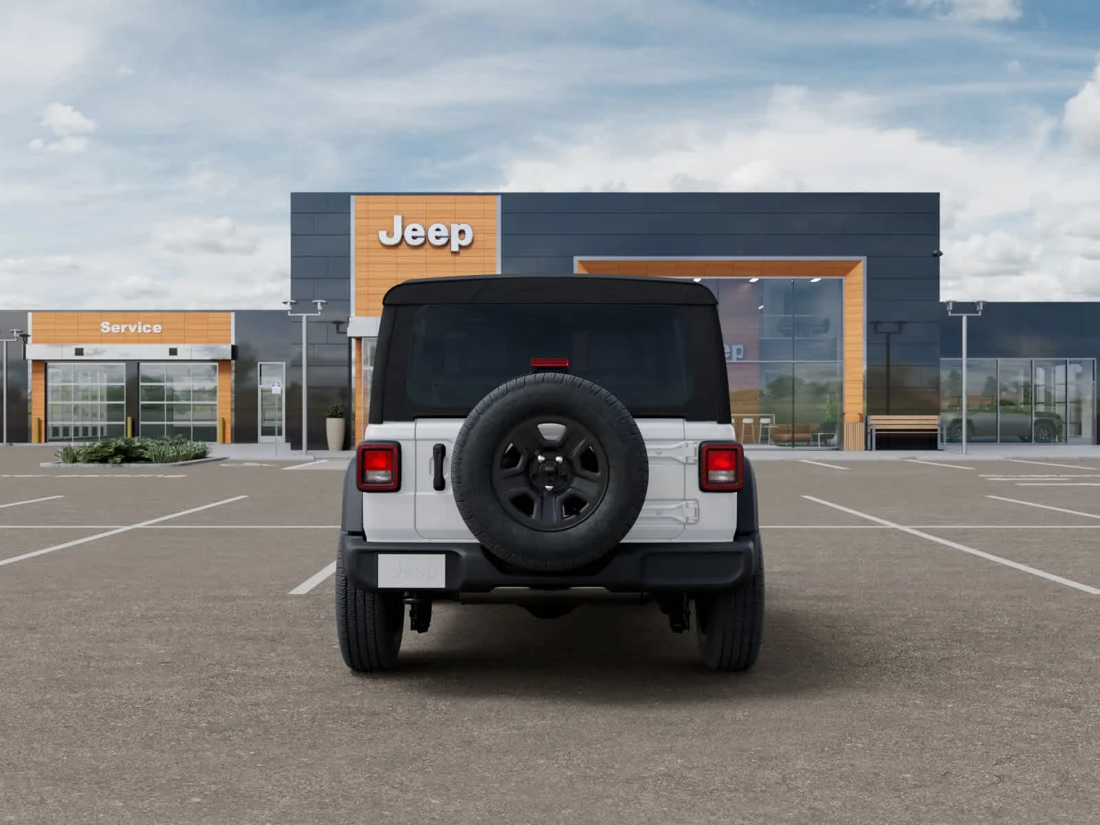 New 2026 Bright White Clearcoat Jeep Sport image 7