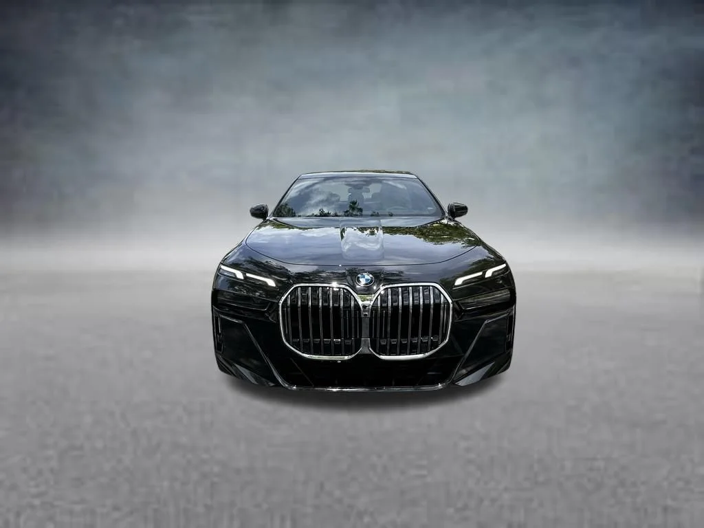 Certified Used 2025 Black BMW 740i xDrive image 2