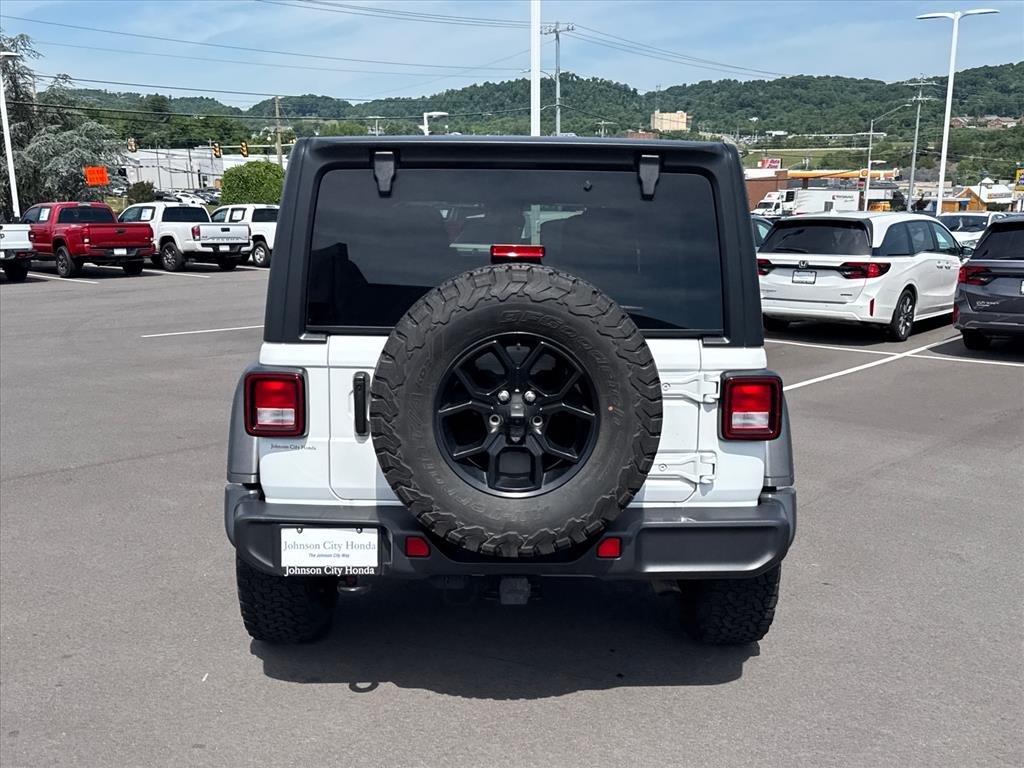 Used 2024 Bright White Clearcoat Jeep Willys image 5