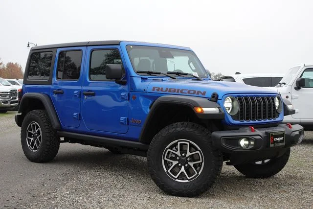New 2026 Hydro Blue Pearl-Coat Exterior Paint Jeep Rubicon image 2