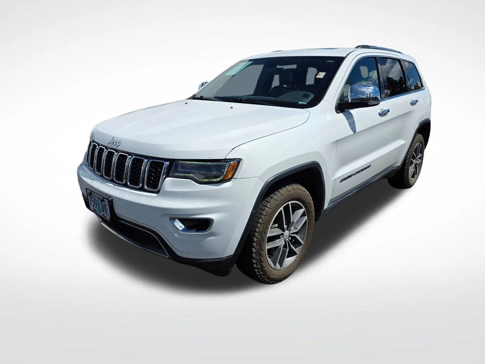 Used 2017 Bright White Clearcoat Jeep Limited image 2
