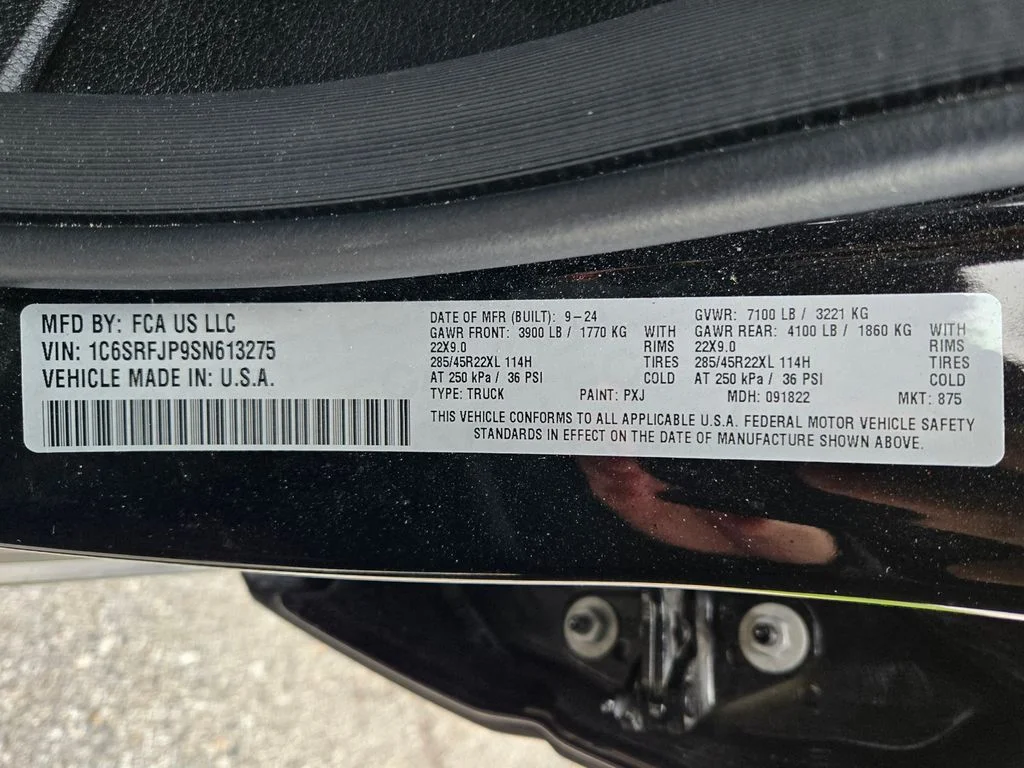 Certified Used 2025 Black Ram Laramie image 36