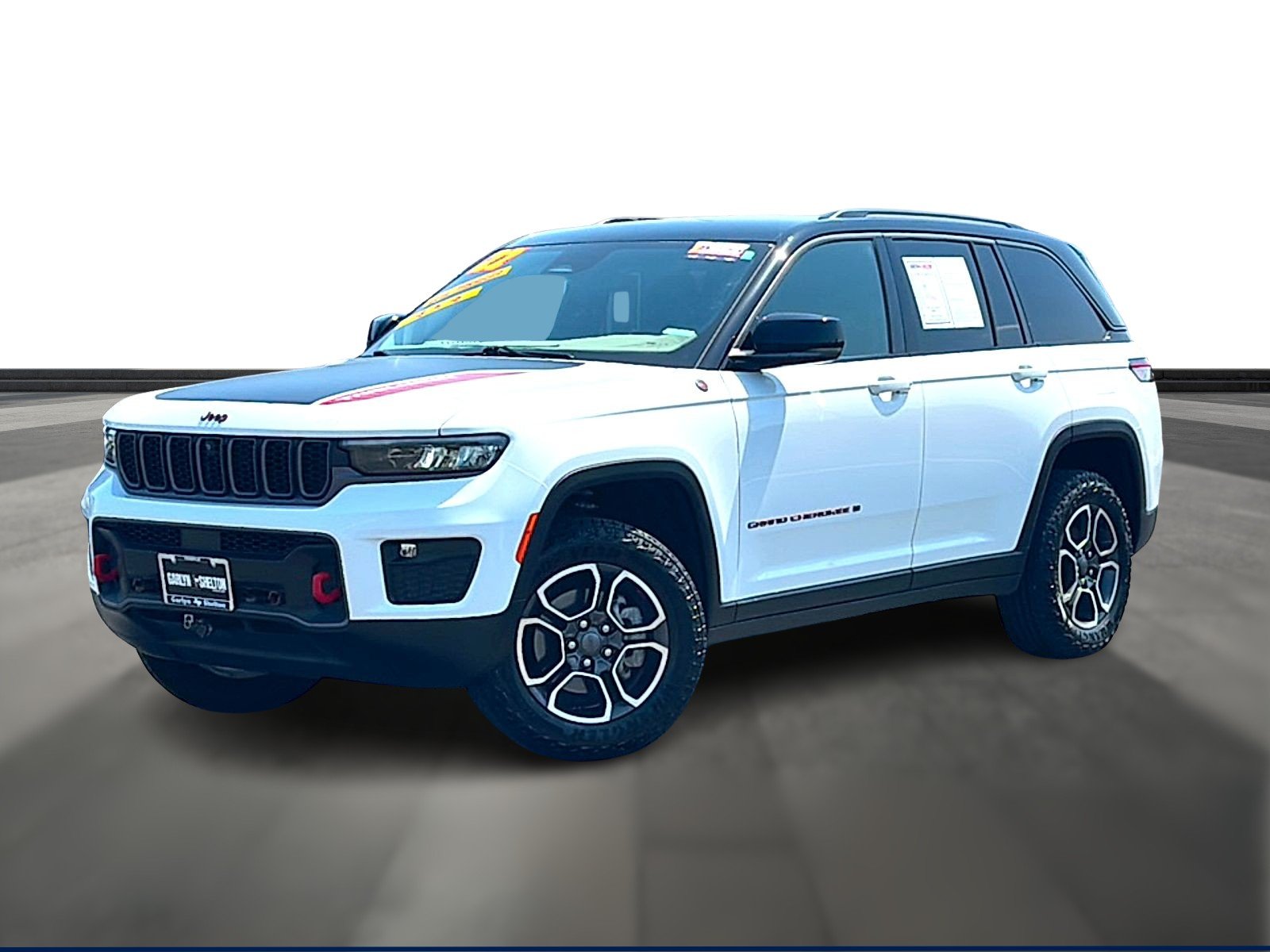 Used 2022 Bright White Clearcoat Jeep Trailhawk 4x4 image 1