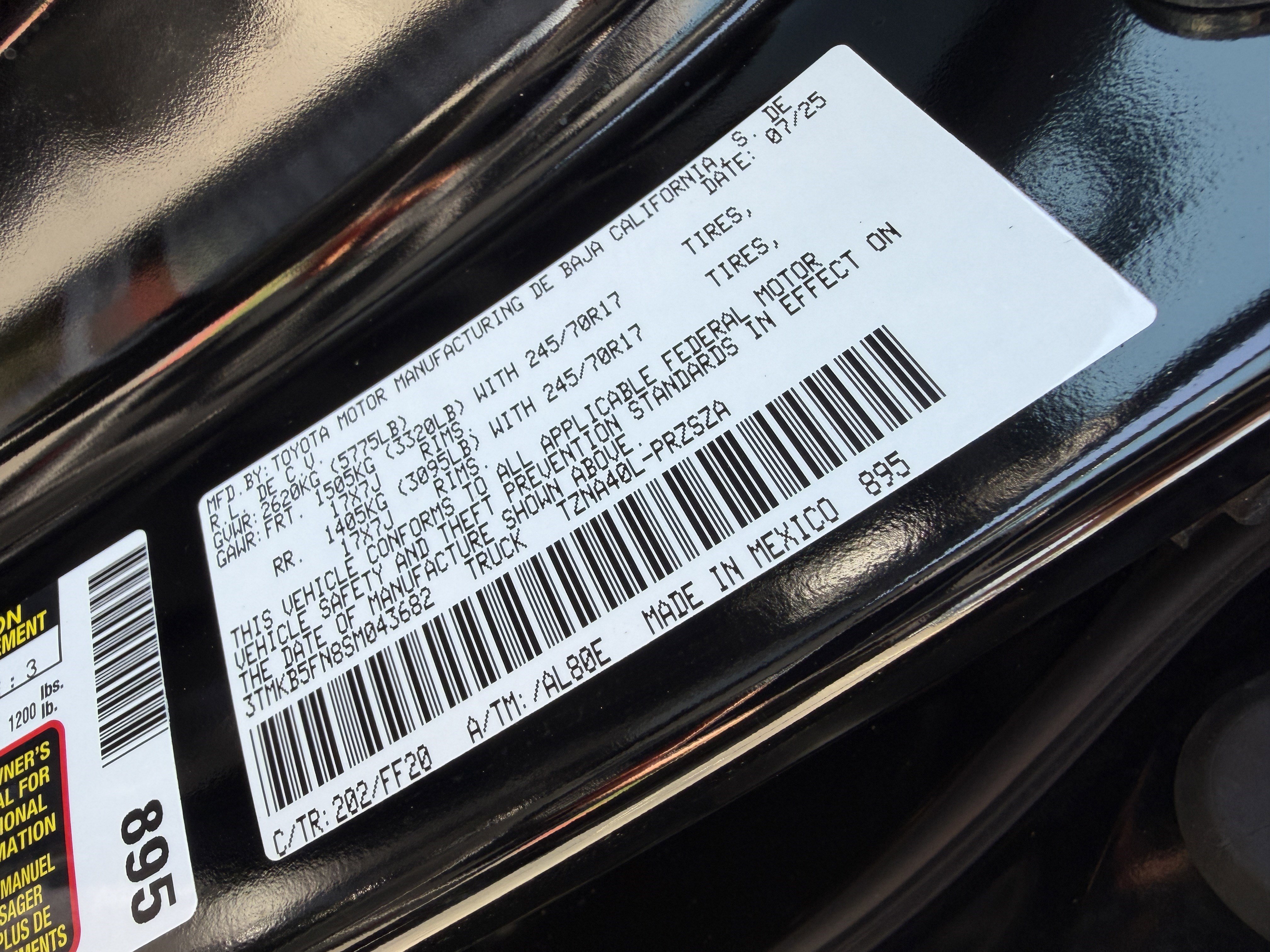 Used 2025 Black Toyota SR5 image 28