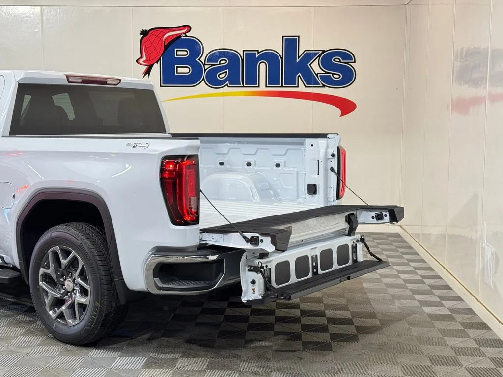 New 2026 Glacier White Tricoat GMC SLT image 8