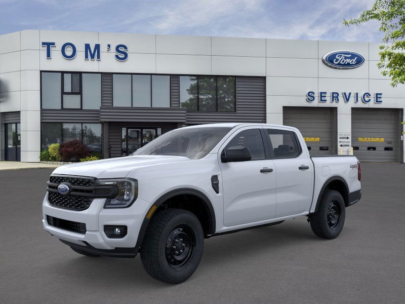 Oxford White 2026 Ford Ranger XL SuperCrew 4WD Pickup Truck Four-Wheel Drive