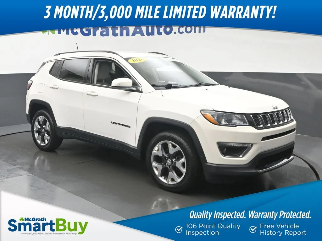 Used 2020 White Jeep Limited image 1
