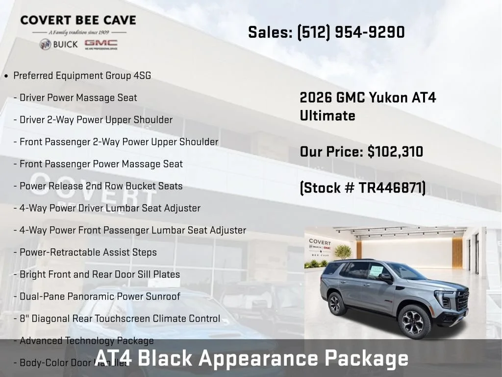New 2026 GMC Yukon AT4 Ultimate, photo 7