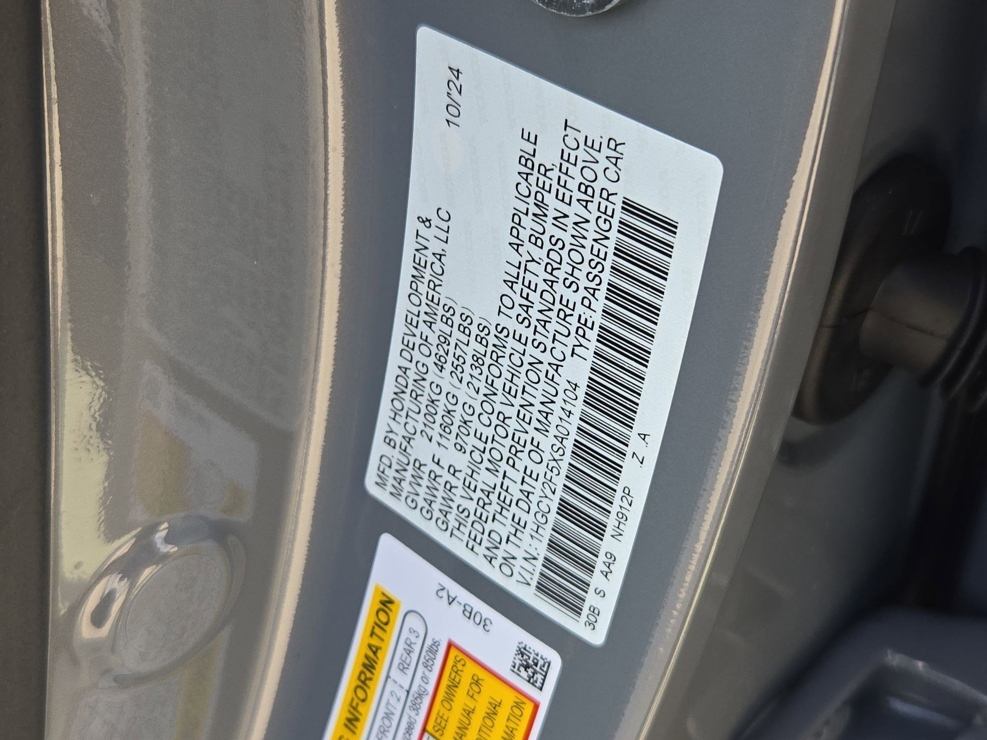 2025 Honda Accord Hybrid Sport - Photo 34