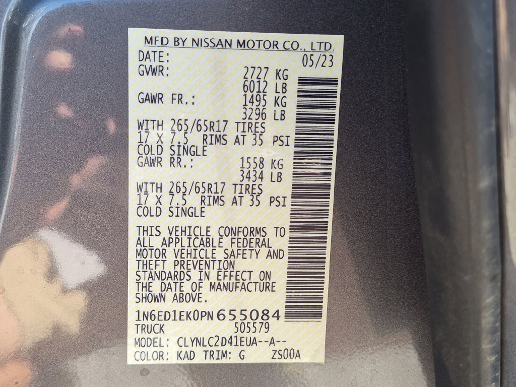 Used 2023 Gray Nissan SV image 31
