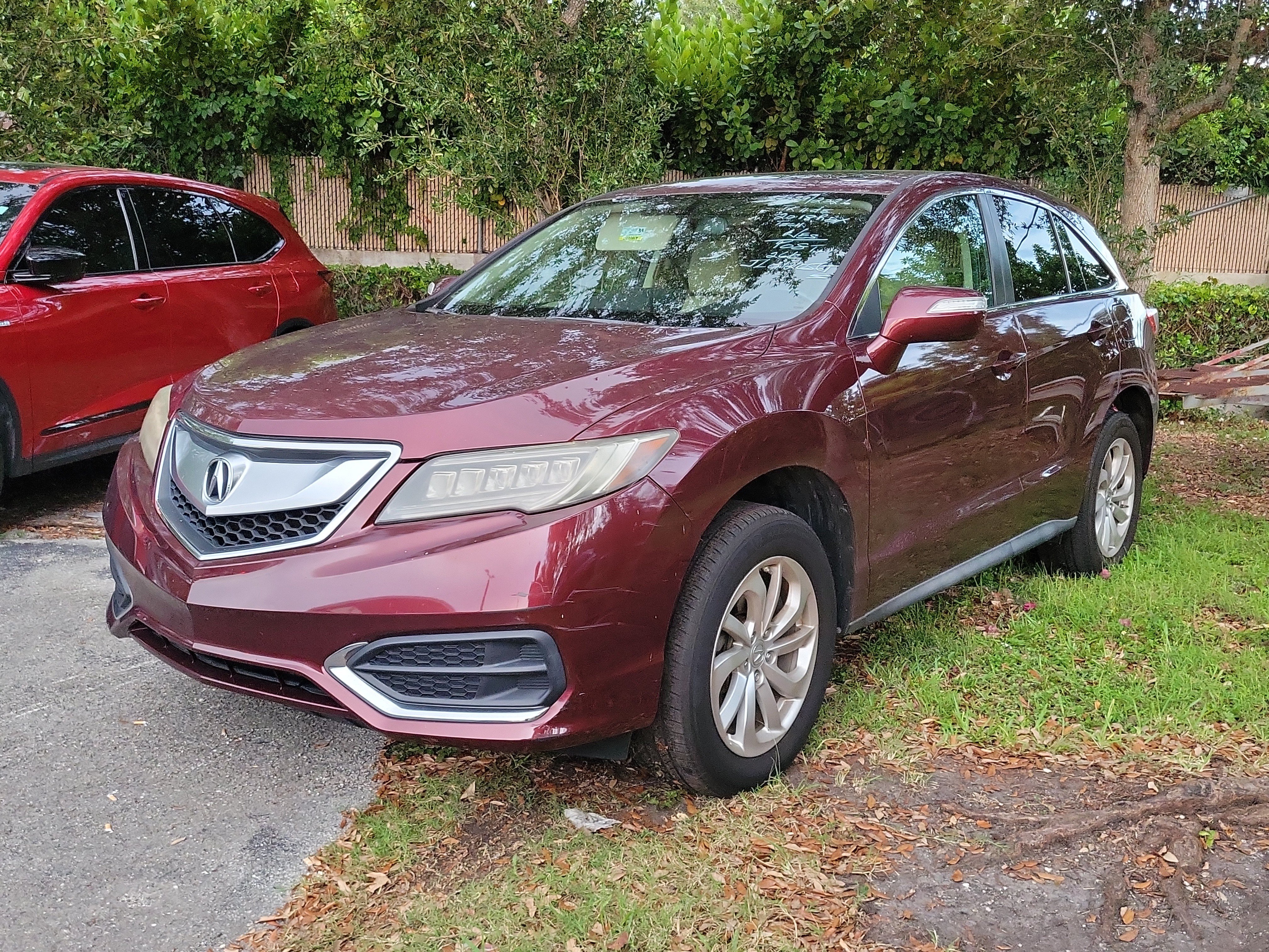 Used 2018 Basque Red Pearl Acura Technology Package image 3