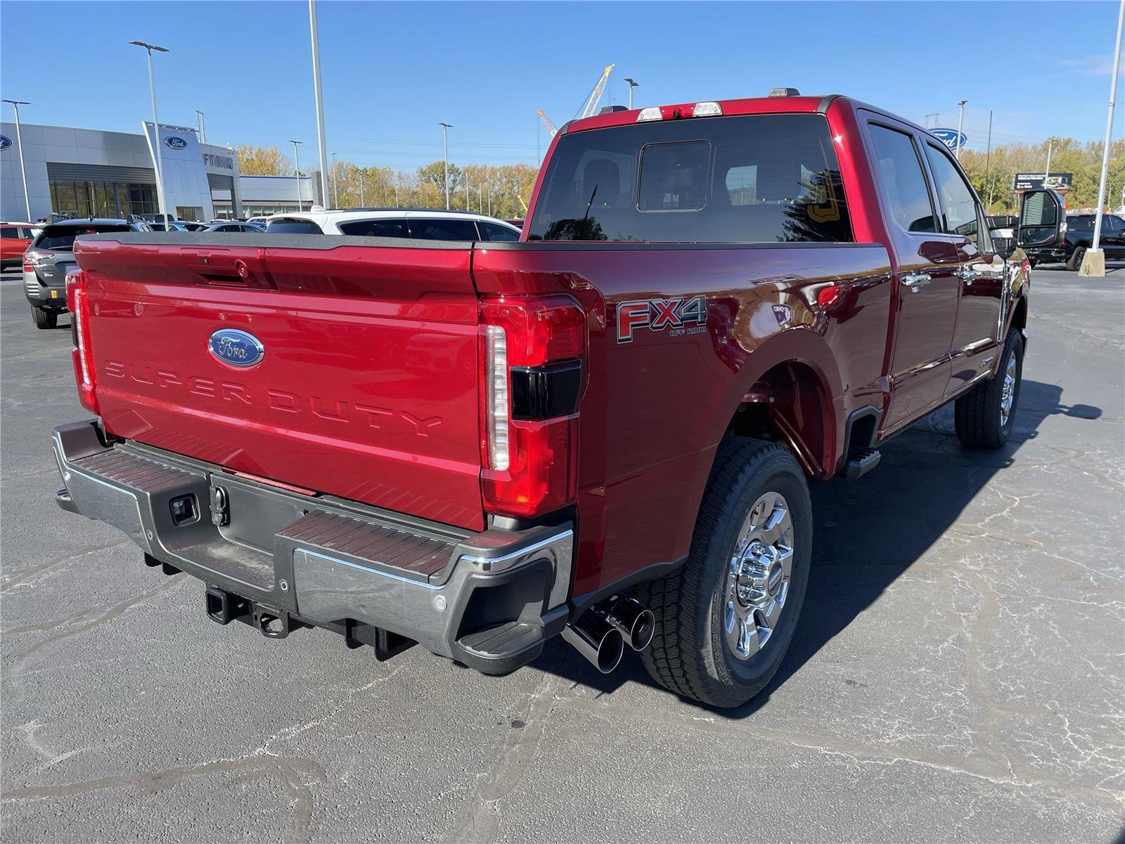 New 2026 Ruby Red Metallic Tinted Clearcoat Ford F-350® Lariat® image 46