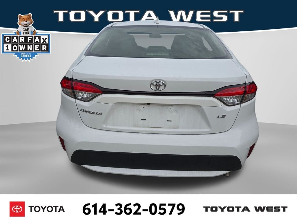 Used 2020 White Toyota LE image 7