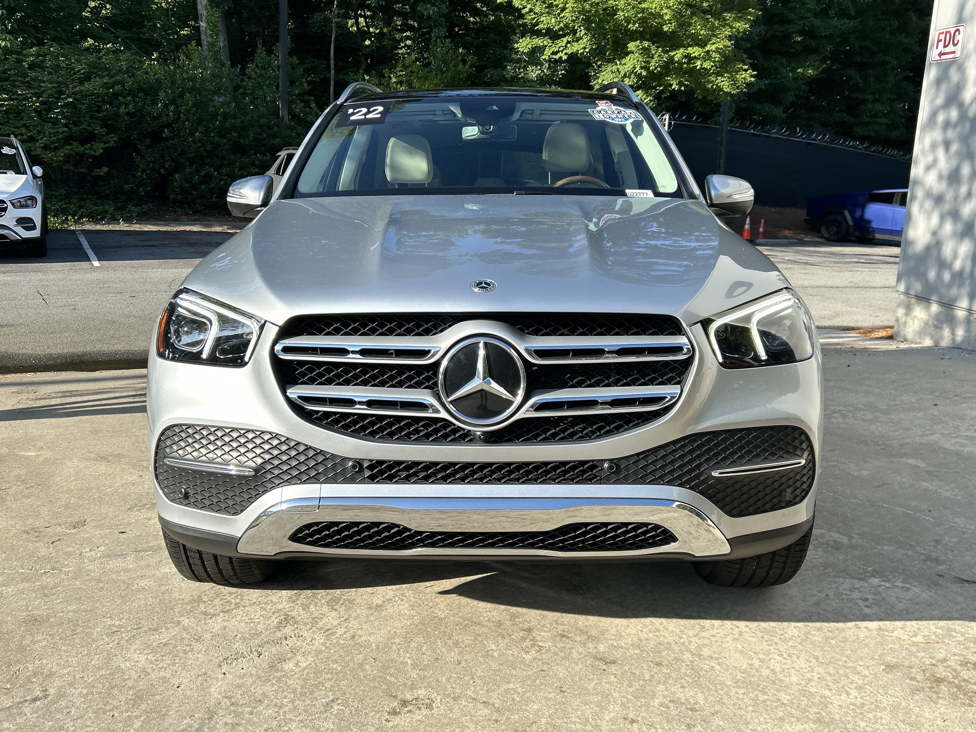 Certified Used 2022 Cirrus Silver Metallic Mercedes-Benz GLE 350 SUV image 3