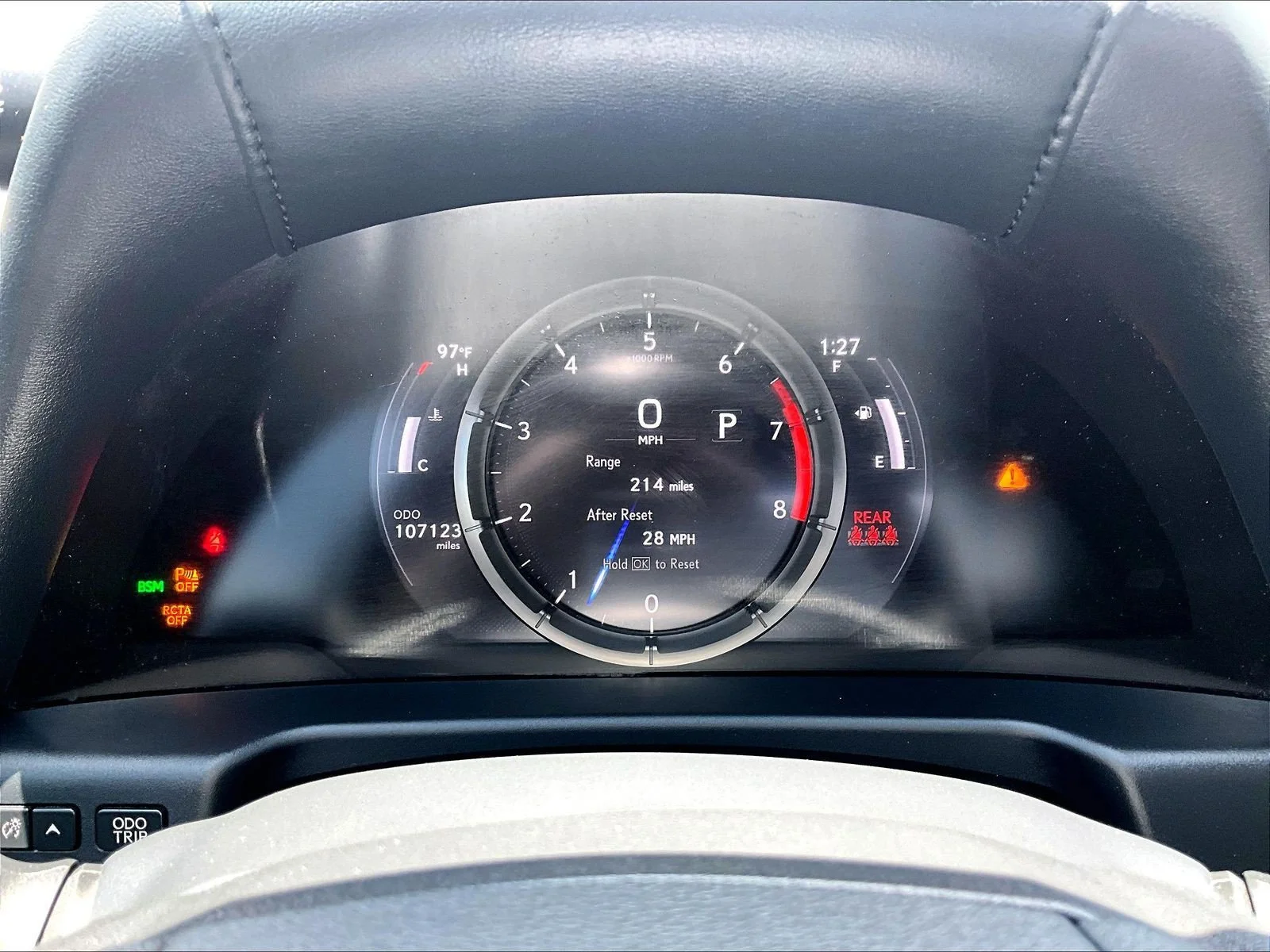 Used 2019 Red Lexus ES 350 F SPORT image 20