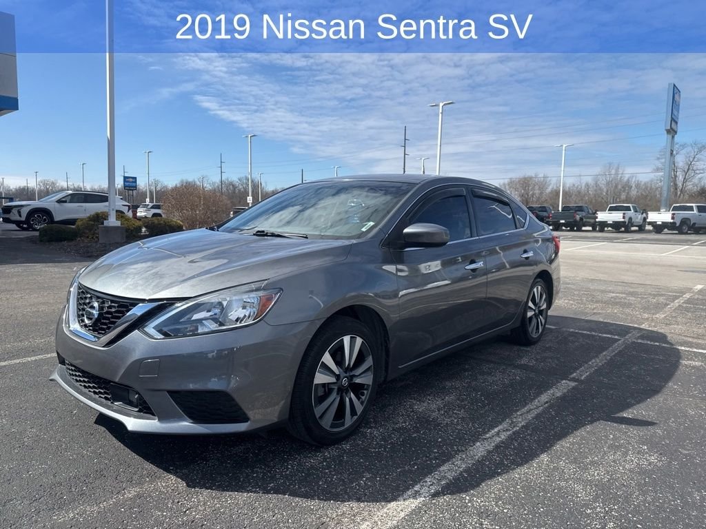 Used 2019 Nissan Sentra SV with VIN 3N1AB7AP2KY231206 for sale in Mooresville, IN