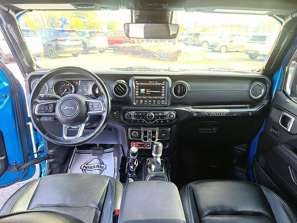 Used 2021 Hydro Blue Pearlcoat Jeep Unlimited Rubicon image 19
