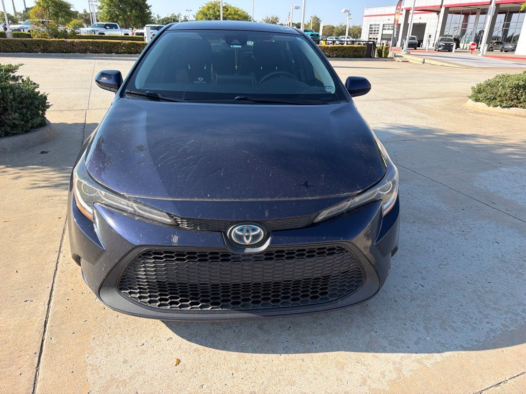 Used 2021 Blue Toyota LE image 2