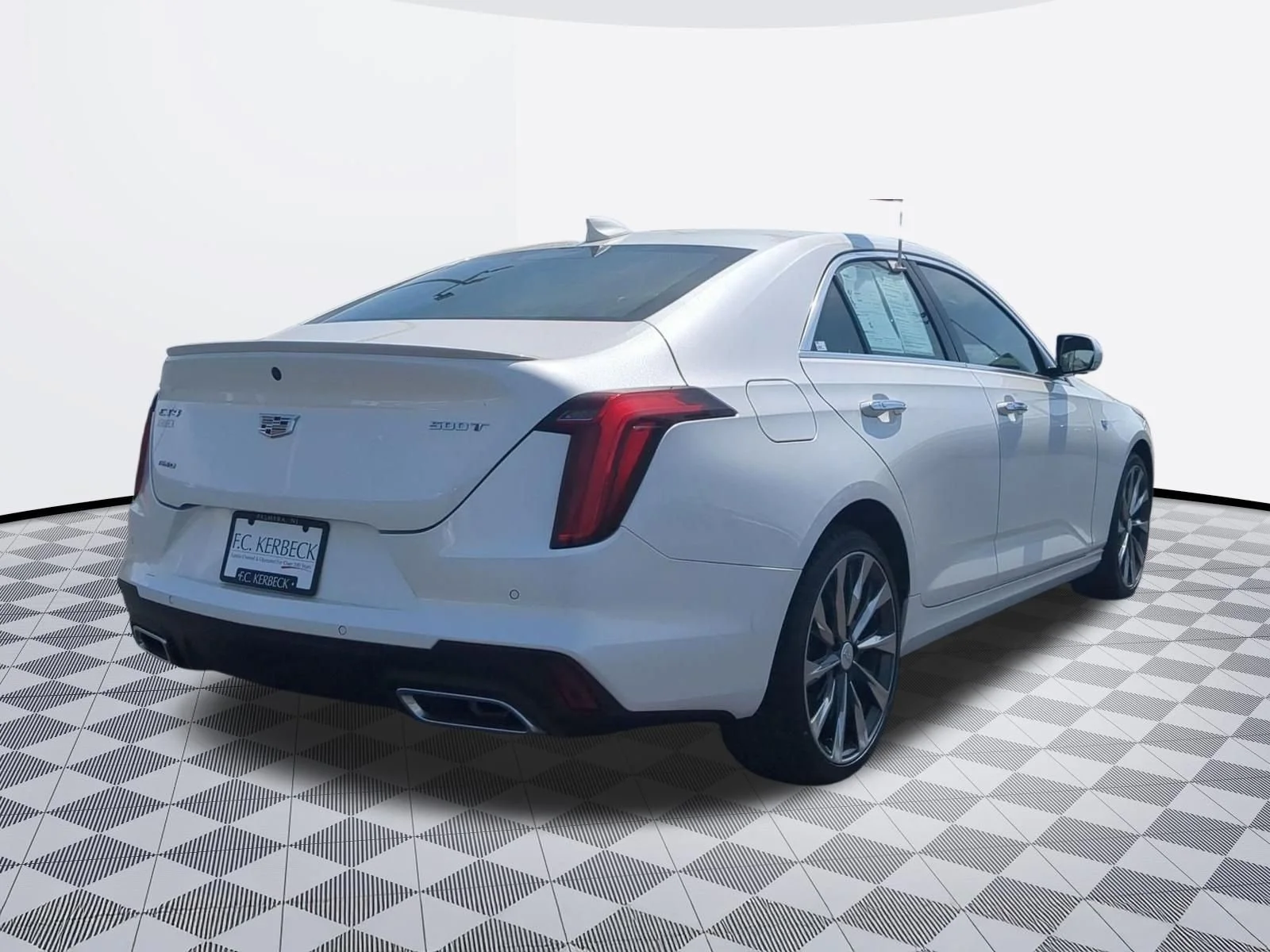 Used 2023 Crystal White Tricoat Cadillac Premium Luxury image 7