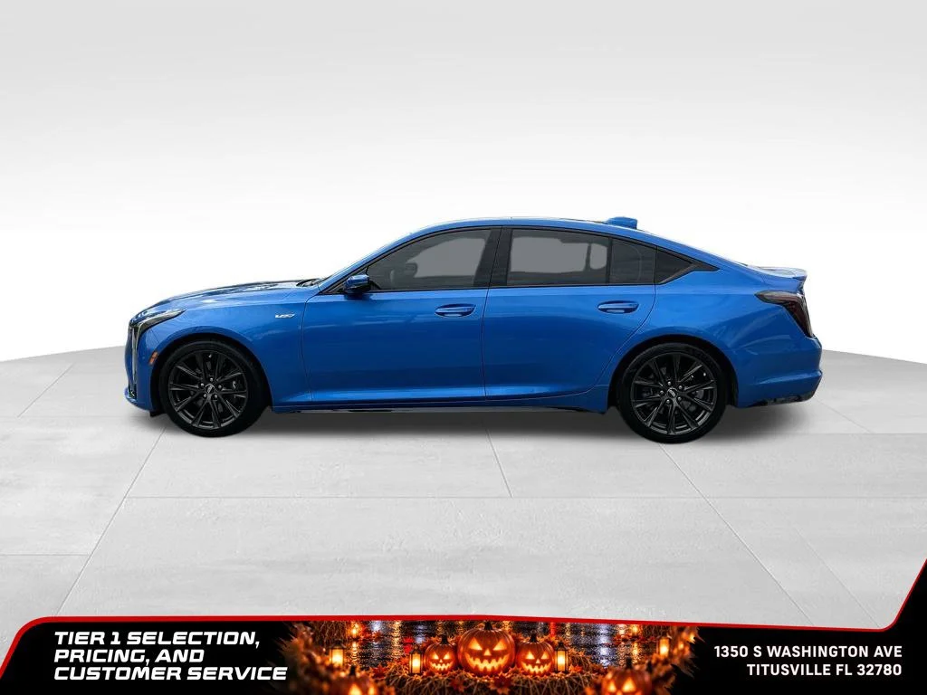 Used 2025 Coastal Blue Metallic Cadillac V-Series image 6