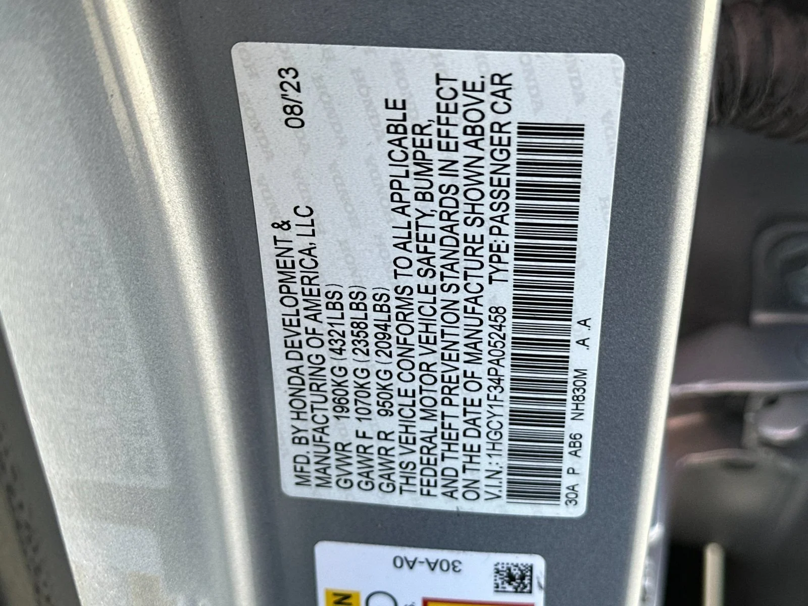 Used 2023  Honda EX image 28