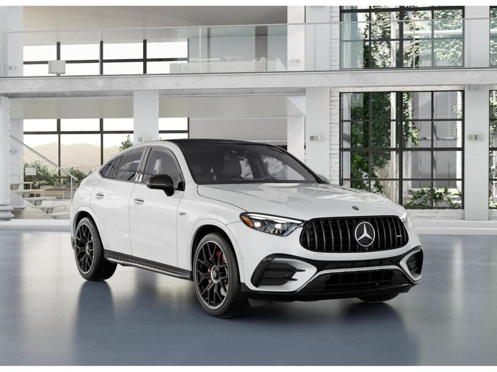 New 2027 MANUFAKTUR Moonlight White Metallic Mercedes-Benz AMG® GLC 53 4MATIC+ Coupe image 10