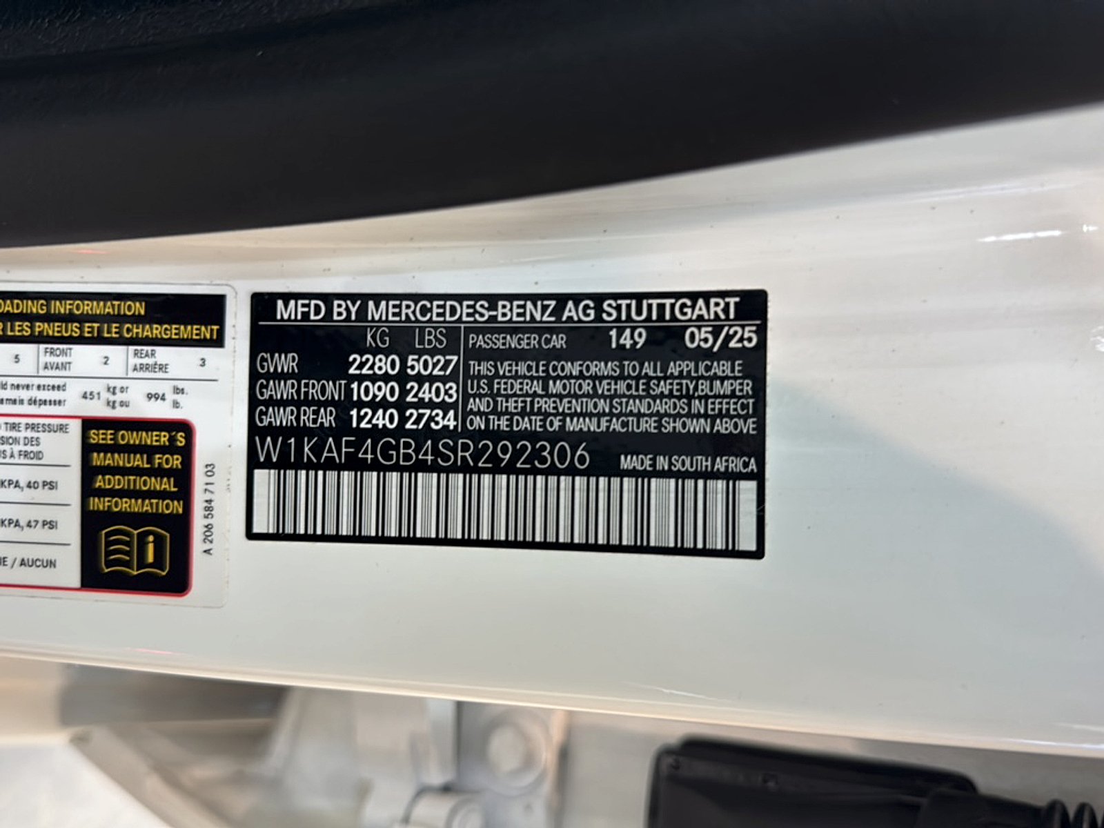 Certified Used 2025 Polar White Mercedes-Benz  image 25