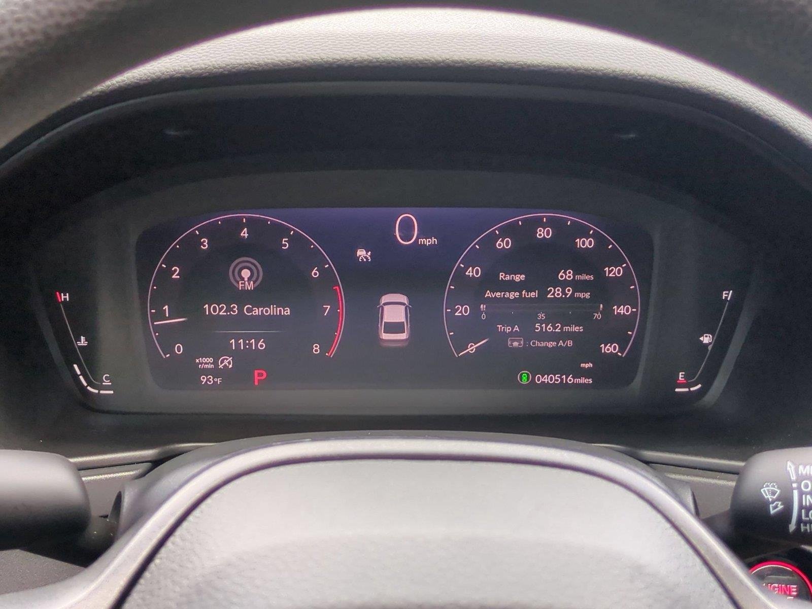 Used 2023 Meteorite Gray Metallic Honda EX image 22