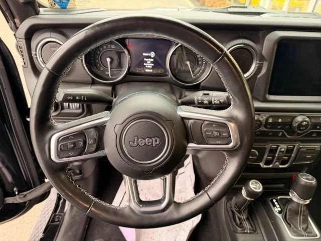 Used 2022 Black Clearcoat Jeep Unlimited Sahara 4xe image 14