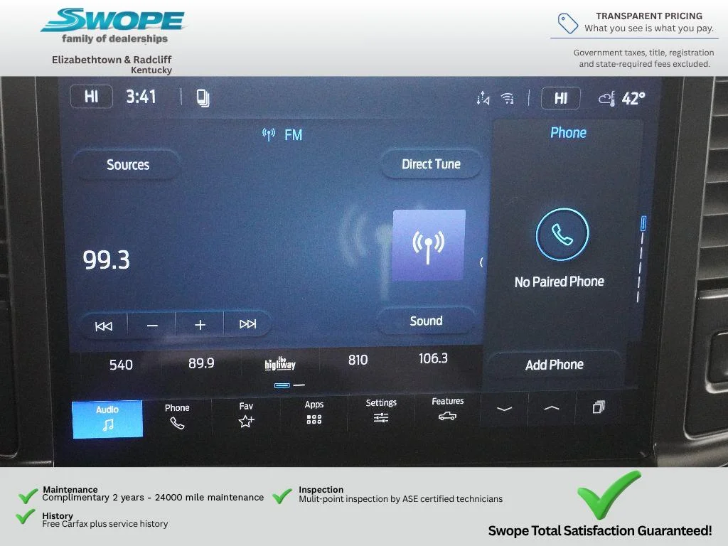 New 2026 Agate Black Metallic Ford XLT image 24