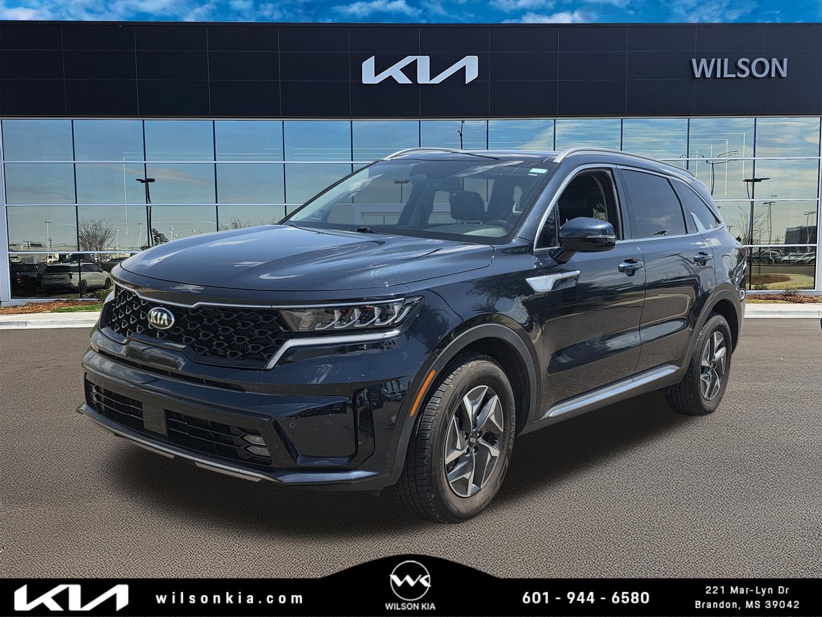 Used 2021 Gravity Blue Kia EX image 1