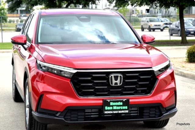 New 2026 Radiant Red Metallic Honda 2WD EX image 2