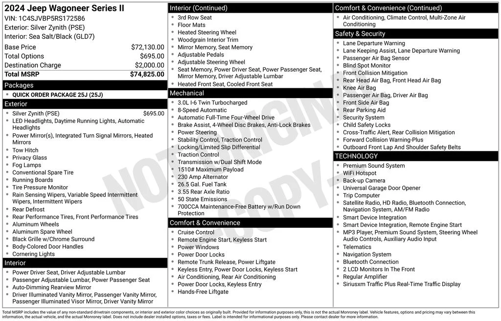 Used 2024 Silver Jeep Series II image 2