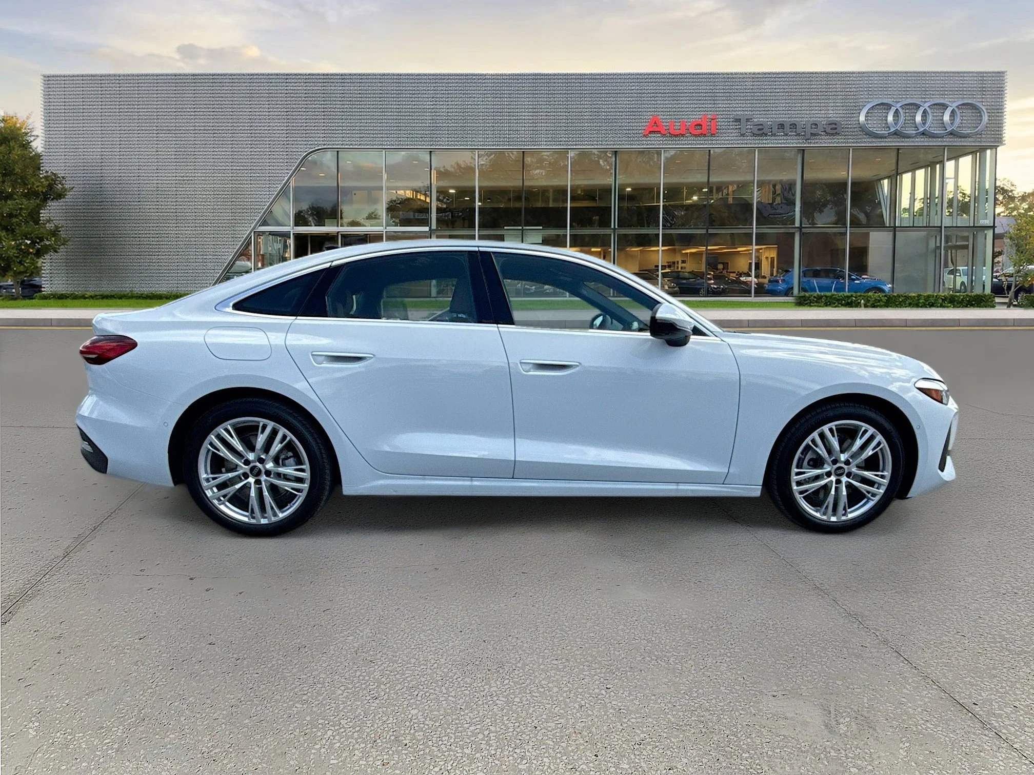 New 2026 Glacier White Metallic Audi Premium image 2