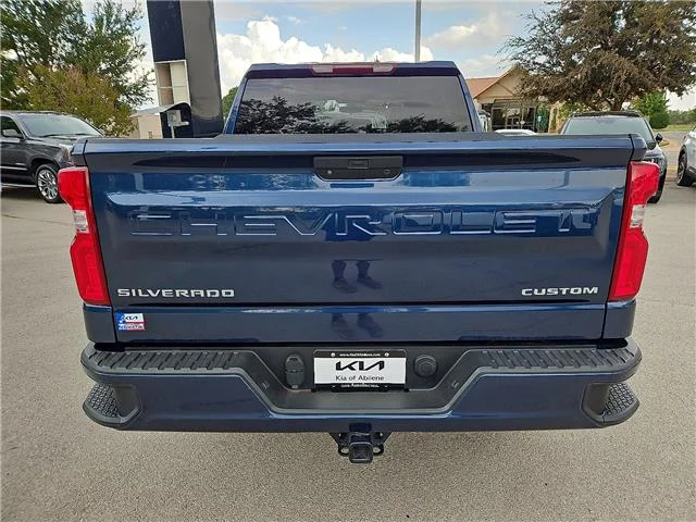 Used 2021 Northsky Blue Metallic Chevrolet Custom 4x2 Crew Cab 5.75 ft. box 147.4 in. WB image 3
