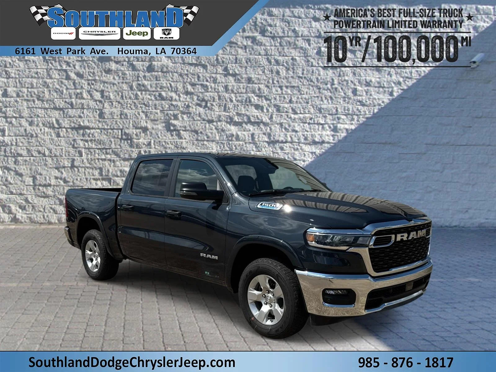 New 2026 Forged Blue Metallic Exterior Paint RAM Big Horn image 1