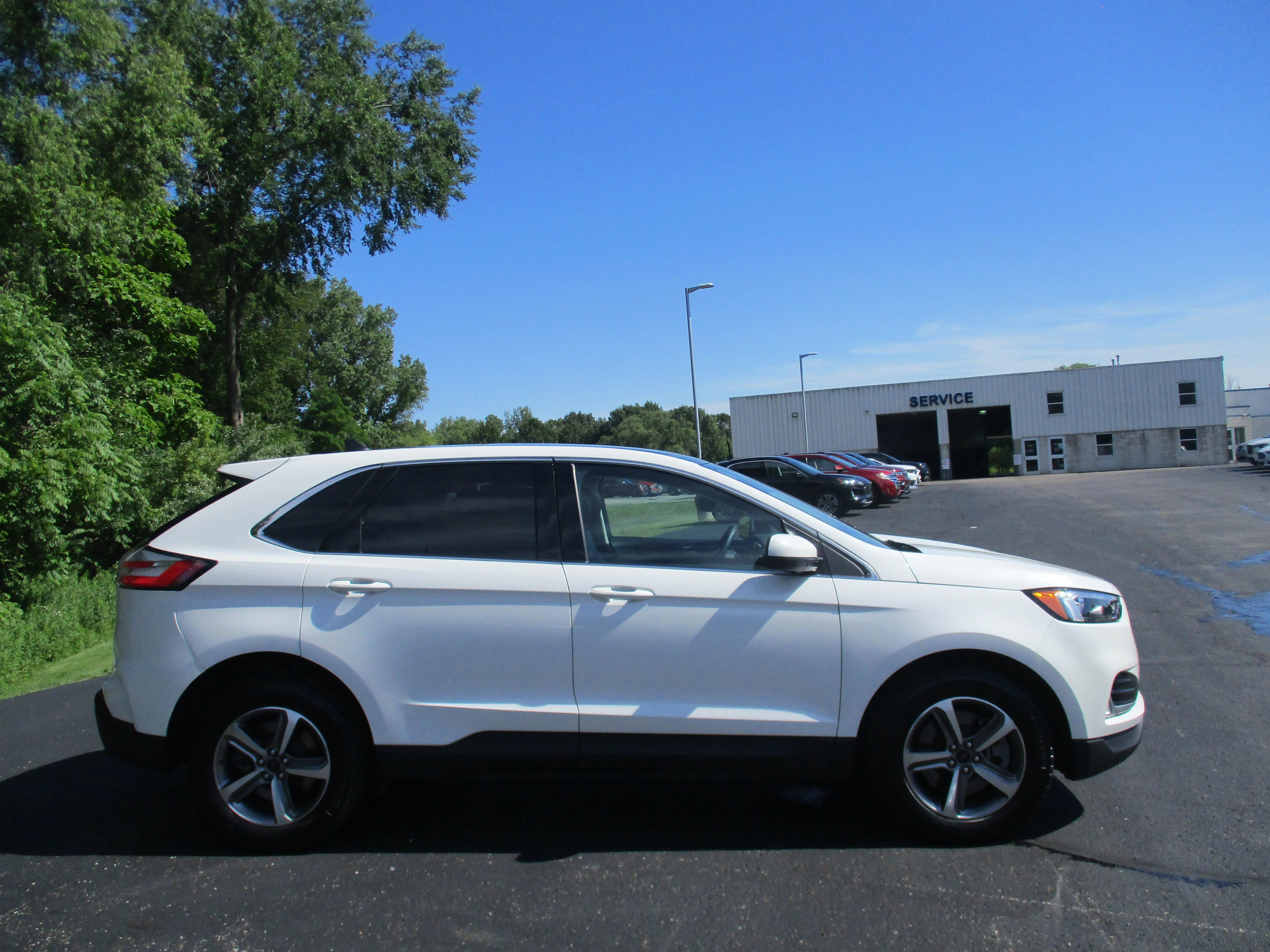 Used 2023 Star White Metallic Tri-Coat Ford SEL image 58