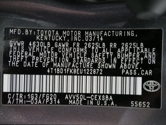 Used 2014 Magnetic Gray Metallic Toyota SE image 30