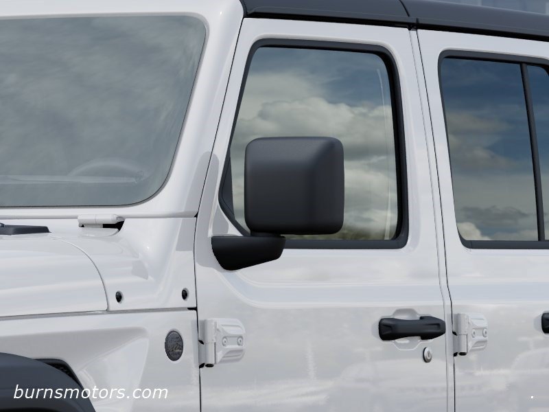 New 2026 Bright White Clear-Coat Exterior Paint Jeep Sport S 4-Door image 12