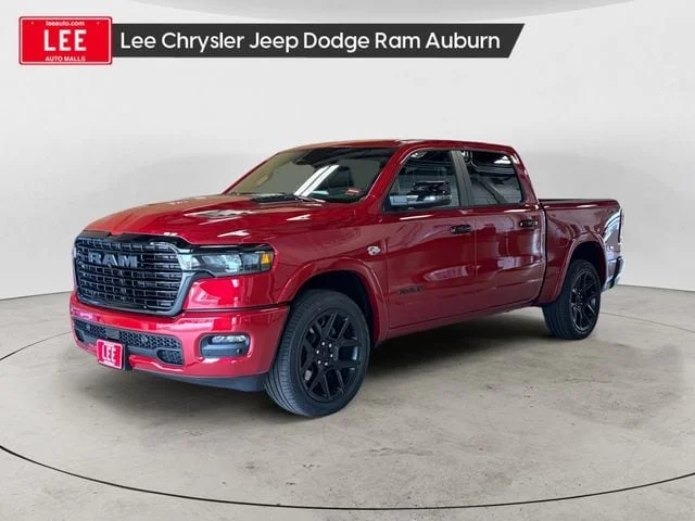 New 2026 Molten Red Pearlcoat Ram LARAMIE CREW CAB 4X4 5