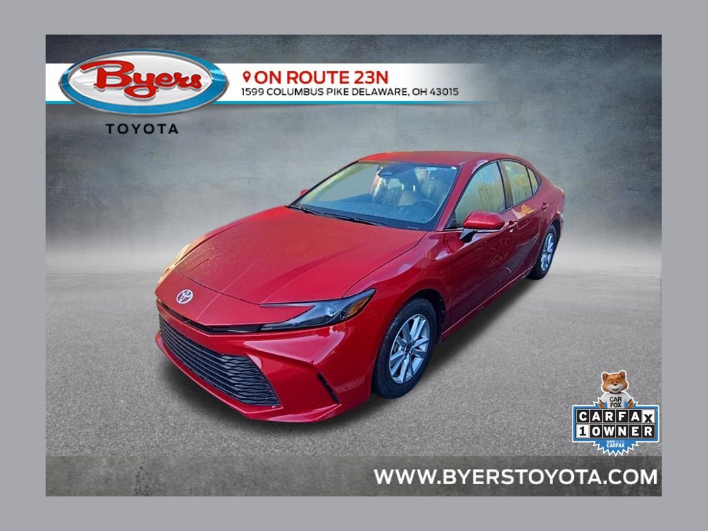 Used 2025 Red Toyota LE image 1