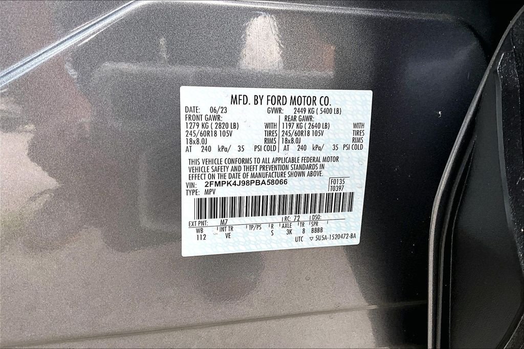 Used 2023 Gray Ford SEL image 36