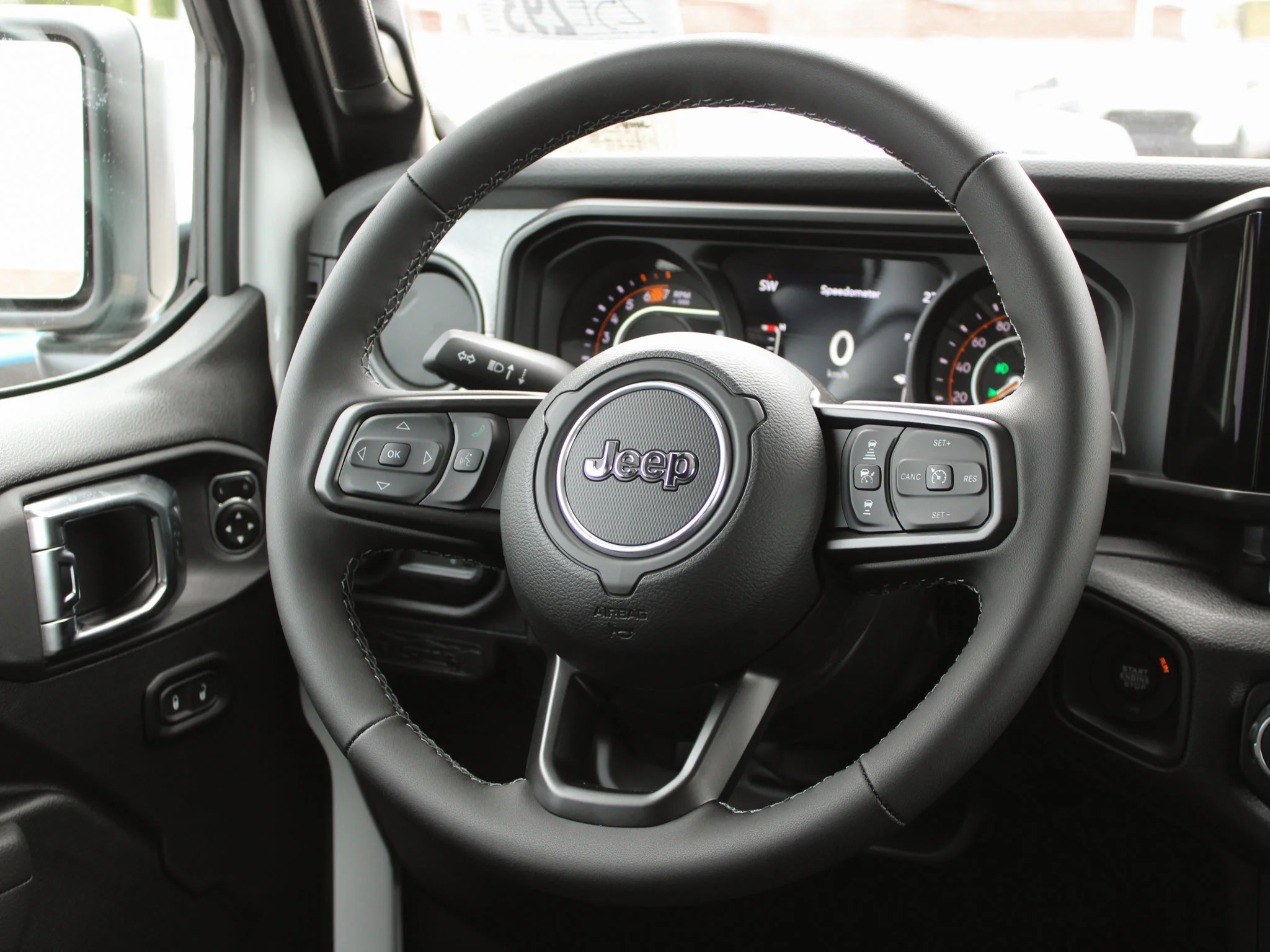 Used 2025 White Jeep Sport S* 4 Door 4x4, Safety Group, Remote Start, Heated Seats, Alpine Audio image 13