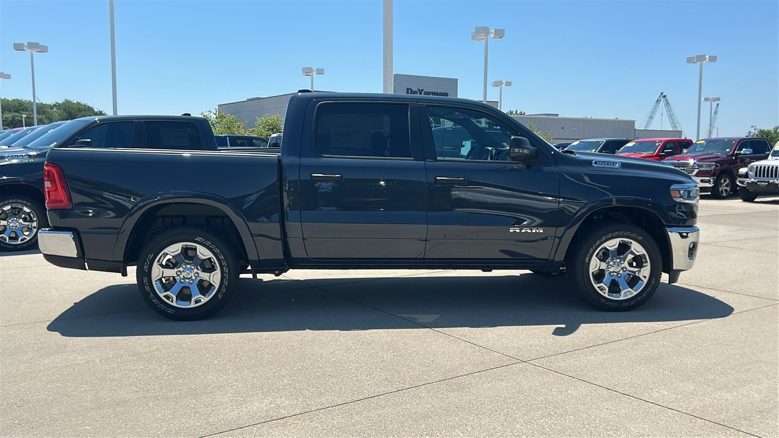 New 2026 Forged Blue Metallic Exterior Paint RAM Big Horn/Lone Star image 3