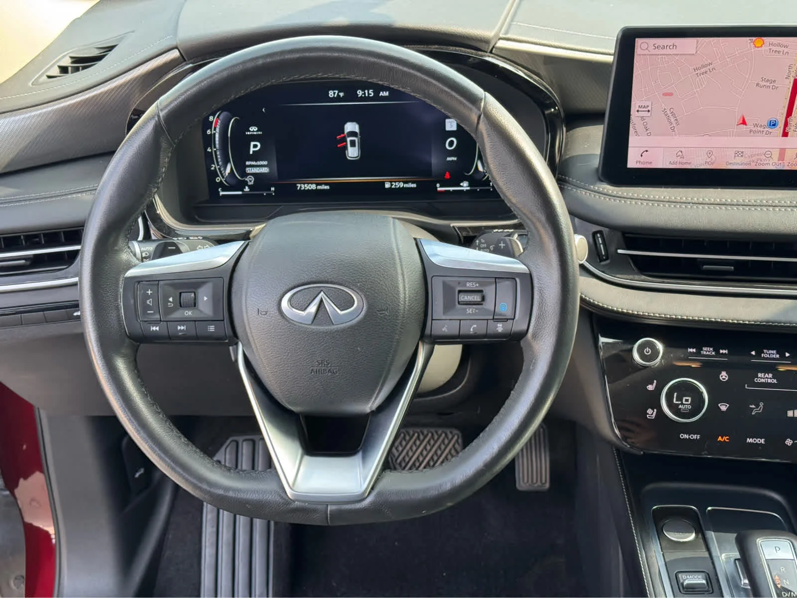 Certified Used 2024 Deep Bordeaux INFINITI LUXE image 22