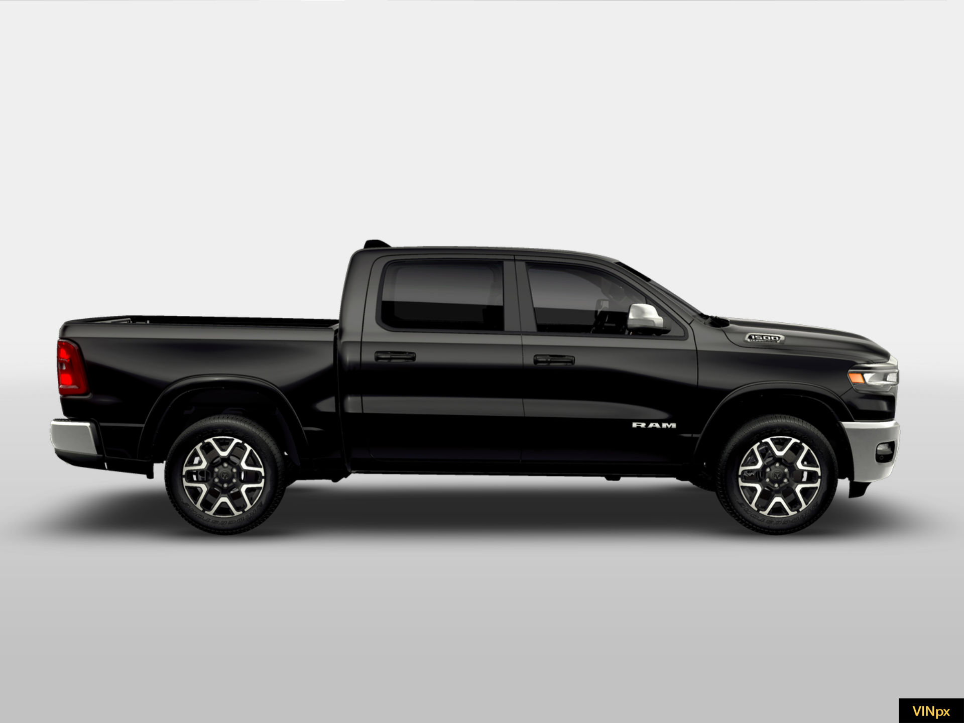 New 2026 Diamond Black Crystal Pearl-Coat Exterior Paint RAM LARAMIE image 9