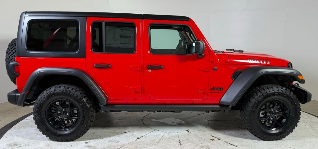 New 2026 Firecracker Red Clear-Coat Exterior Paint Jeep Willys image 8