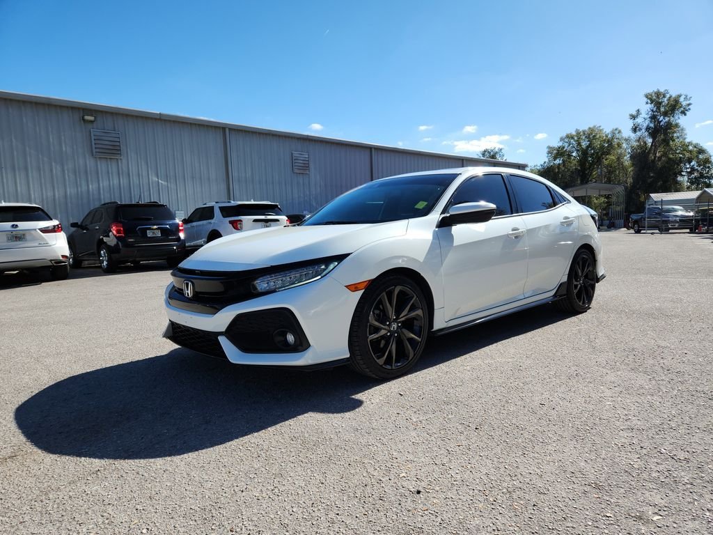 Certified 2018 Honda Civic Hatchback Sport Touring with VIN SHHFK7H98JU201291 for sale in Inverness, FL