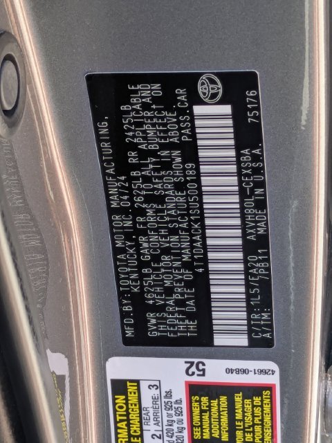 Used 2025 Gray Toyota SE image 27